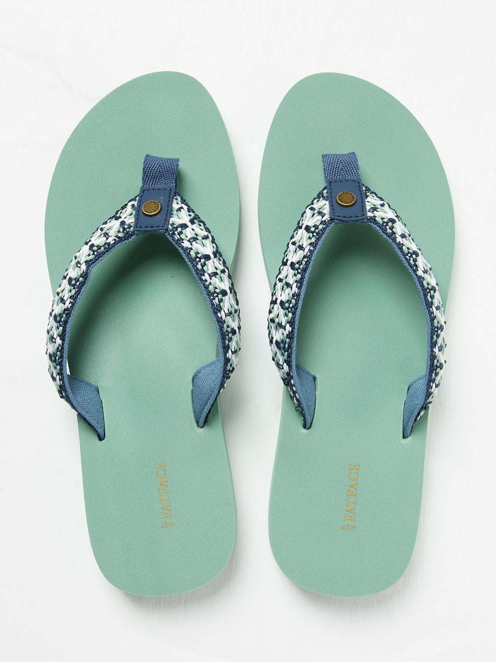 Pentle Green Haze Flip Flops
