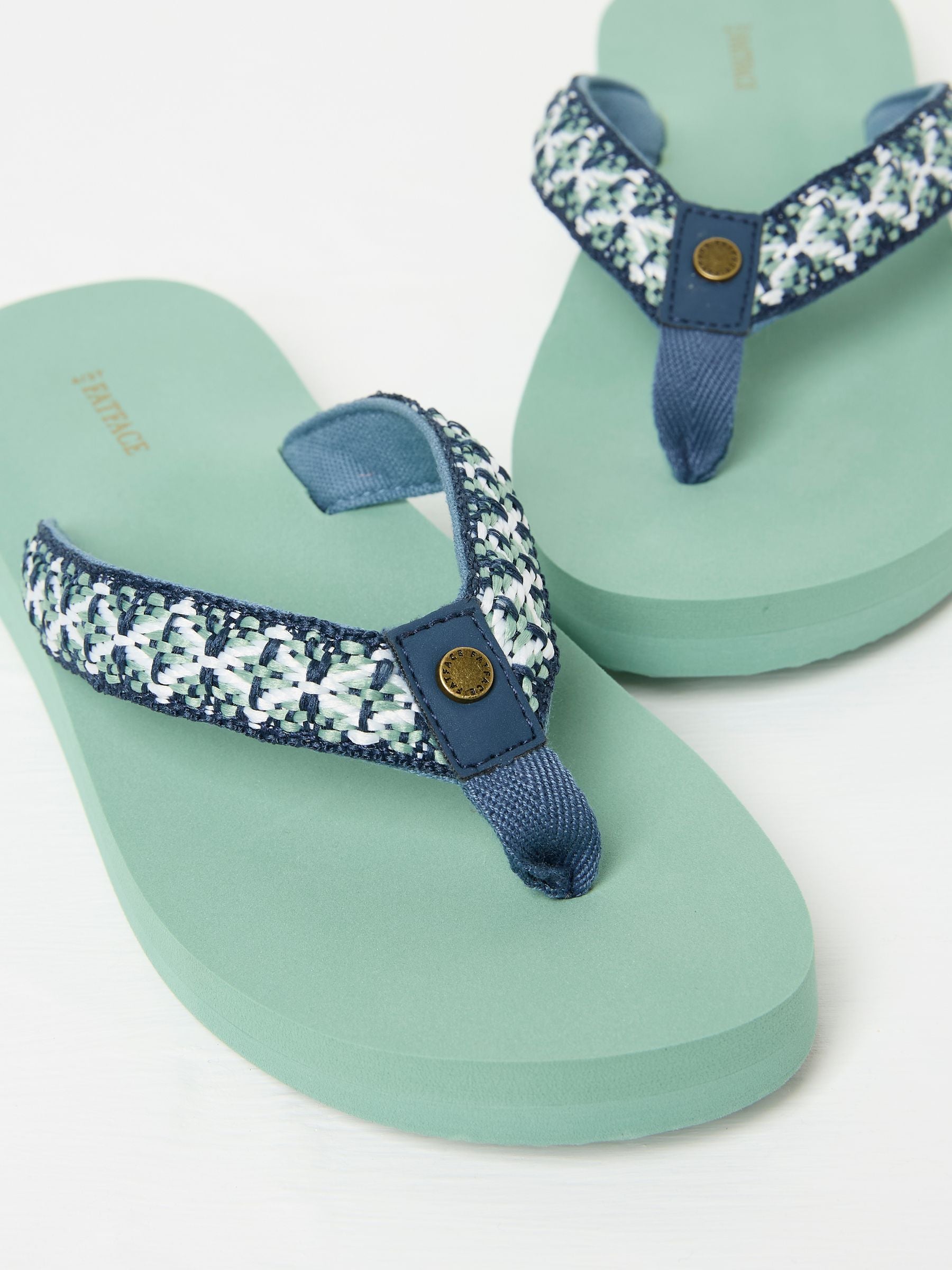 Pentle Green Haze Flip Flops