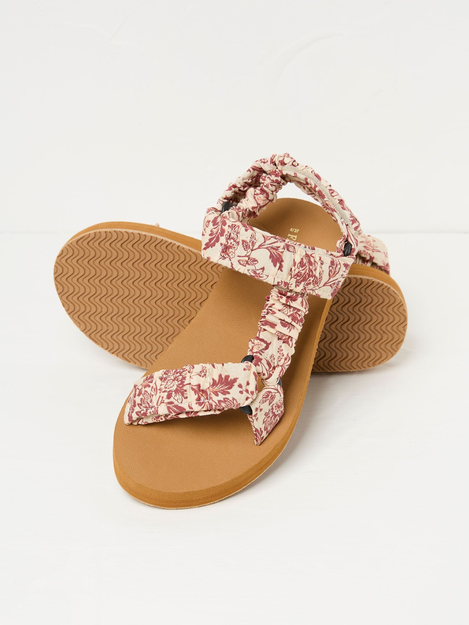 Tan Brown Ettie Walking Sandals
