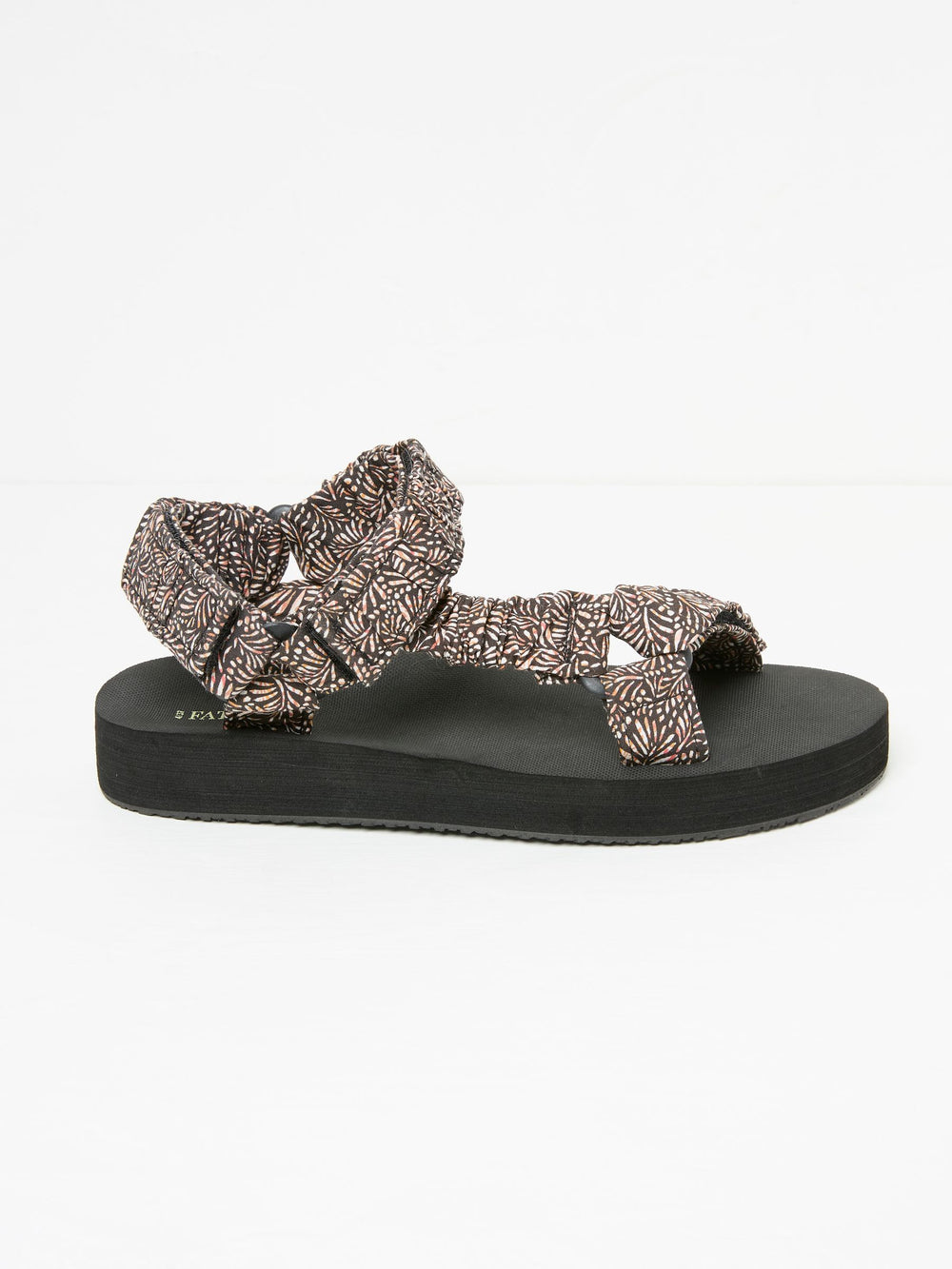 Black Ettie Walking Sandals