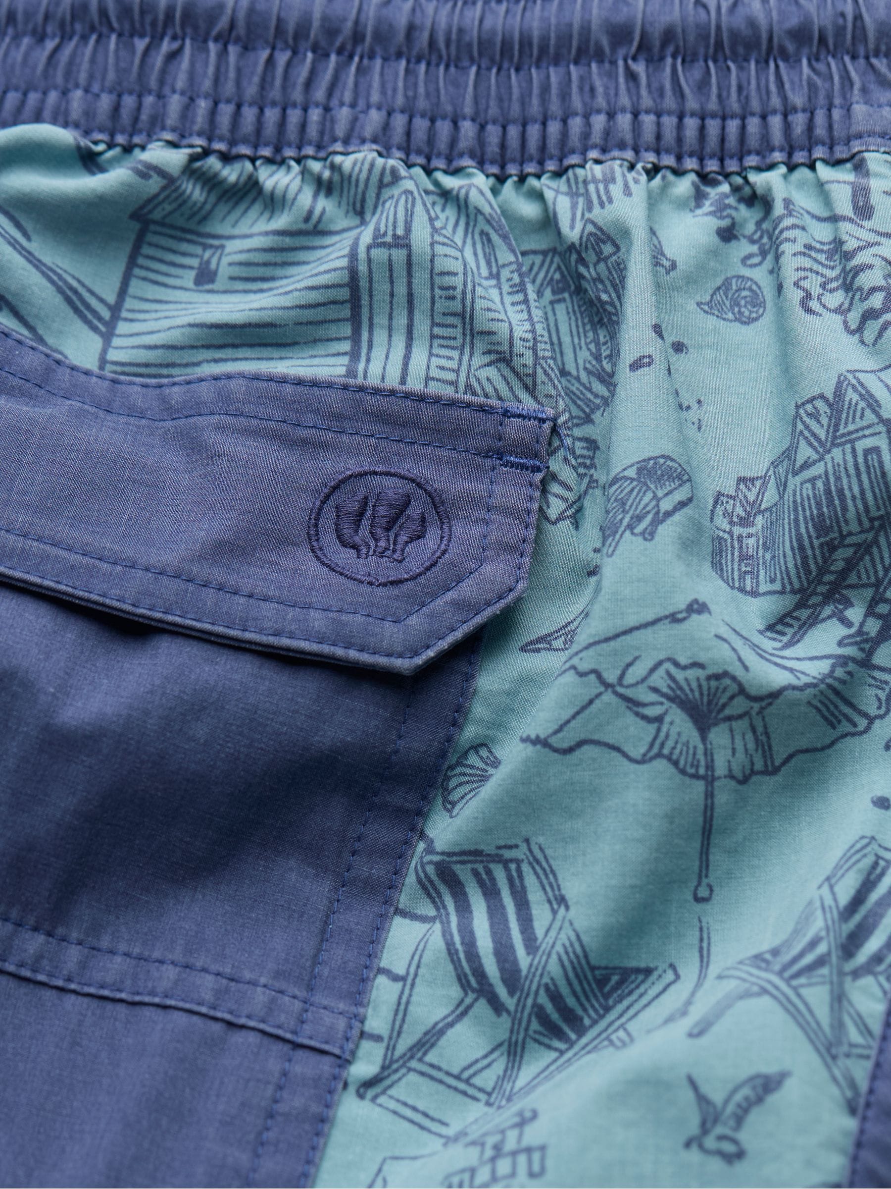 Camber Pale Blue Swim Shorts