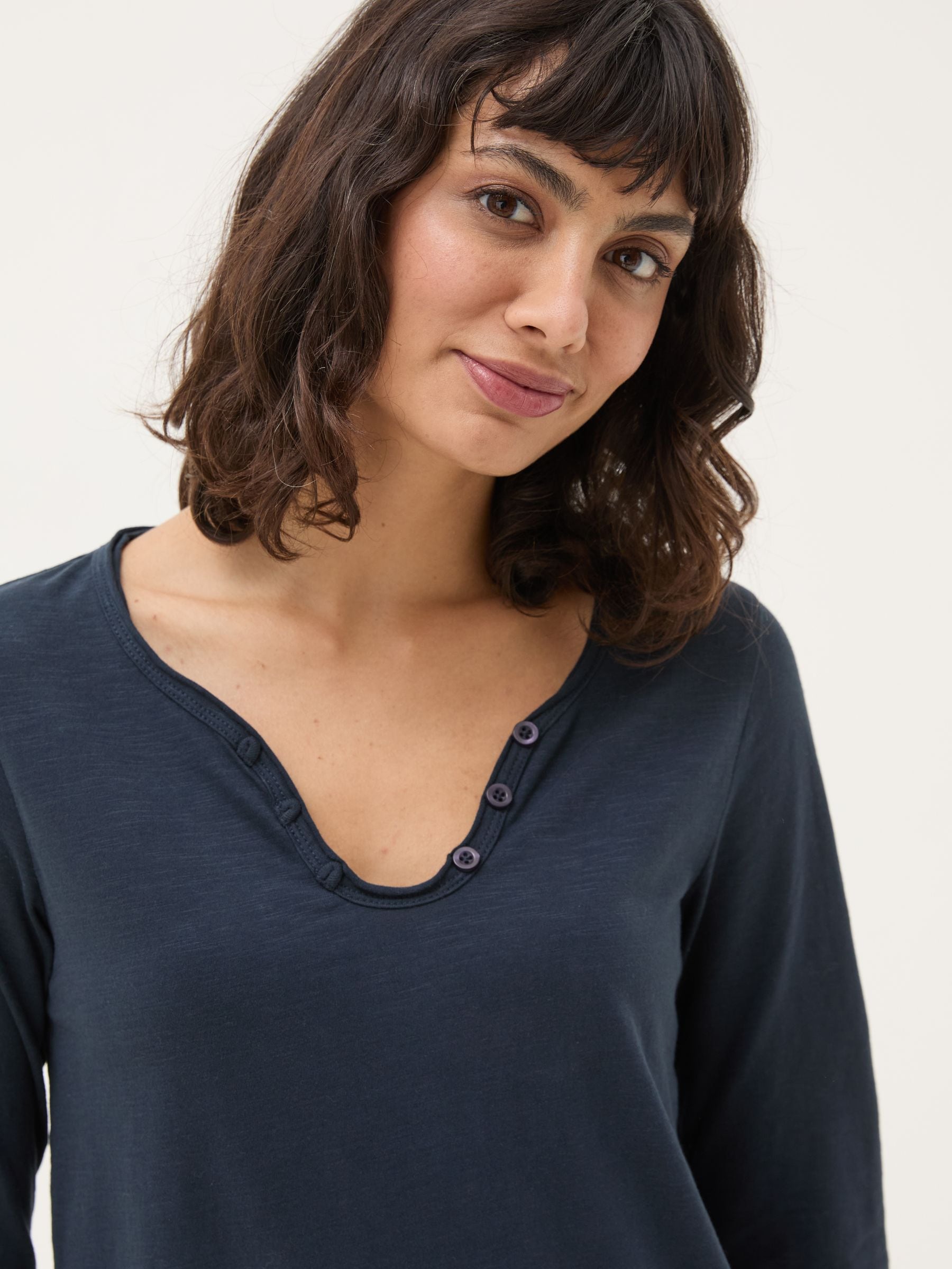 Porter Navy 100% Cotton T-Shirt