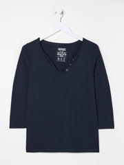 Porter Navy 100% Cotton T-Shirt