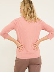 Porter Nude Pink 100% Cotton T-Shirt