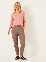 Porter Nude Pink 100% Cotton T-Shirt