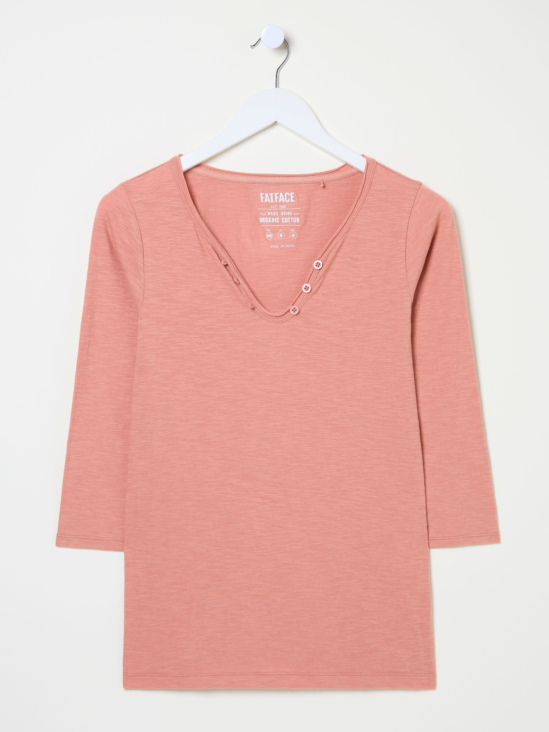 Porter Nude Pink 100% Cotton T-Shirt