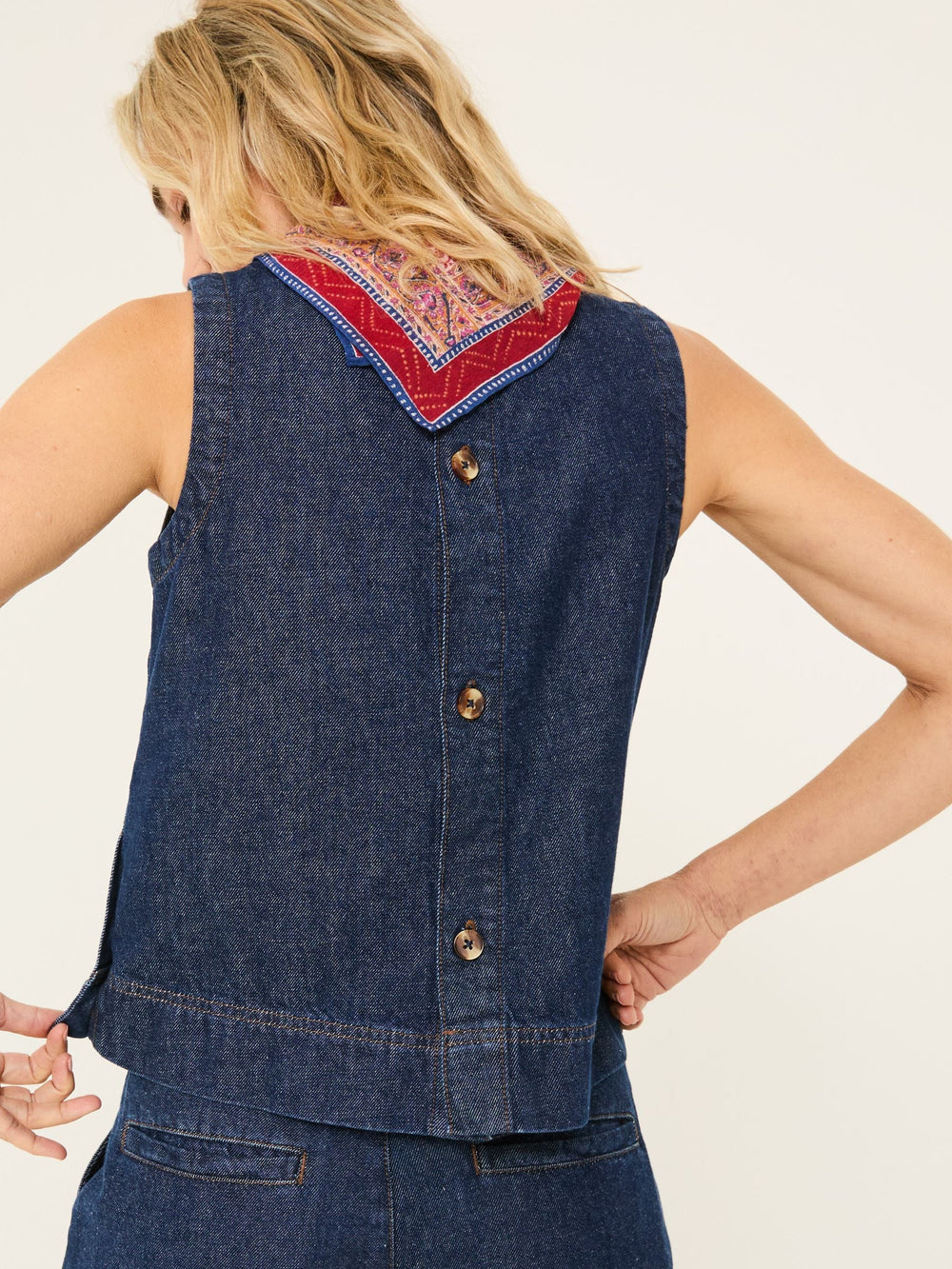 Ink Dara Denim Top