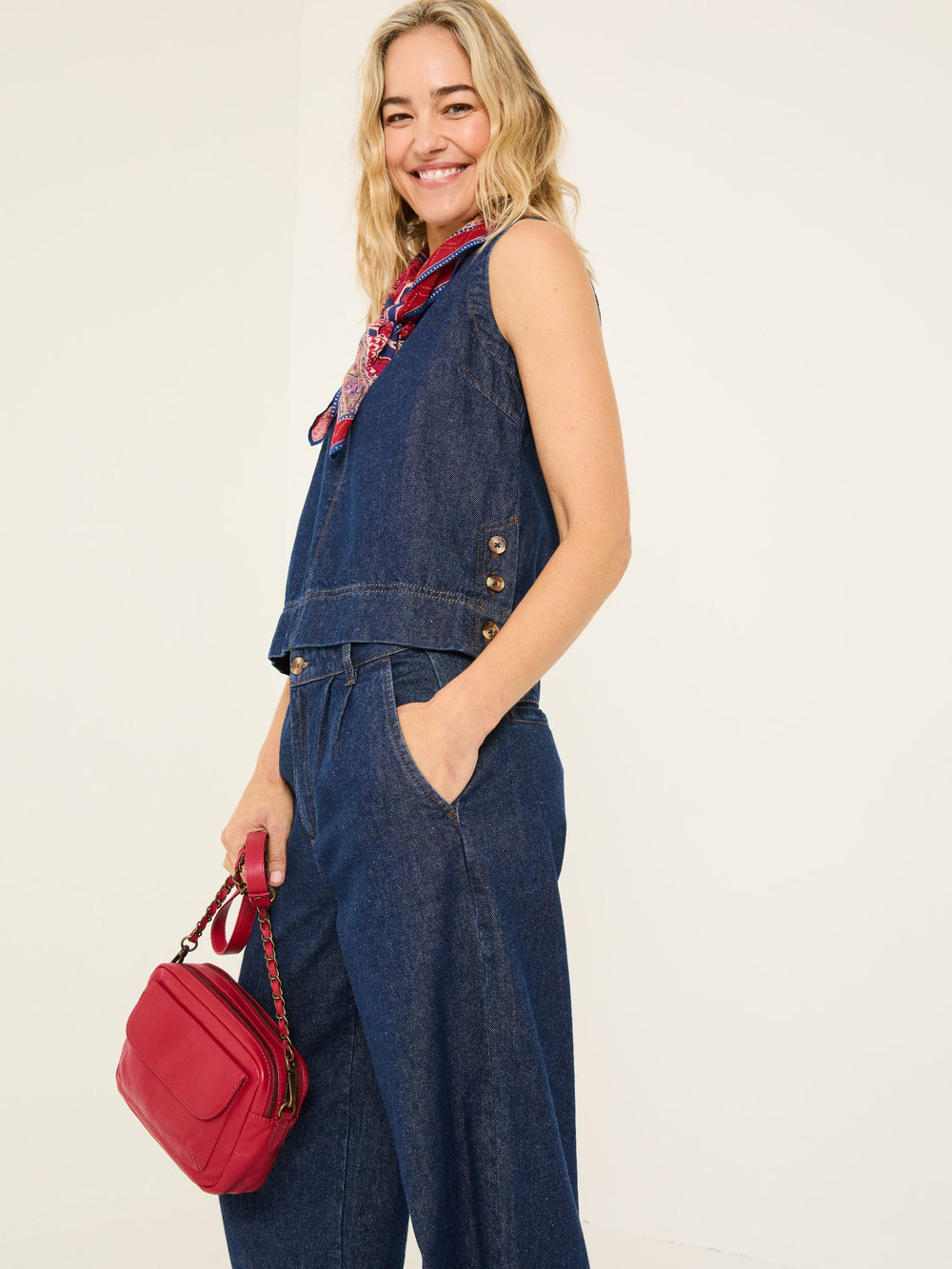 Ink Dara Denim Top