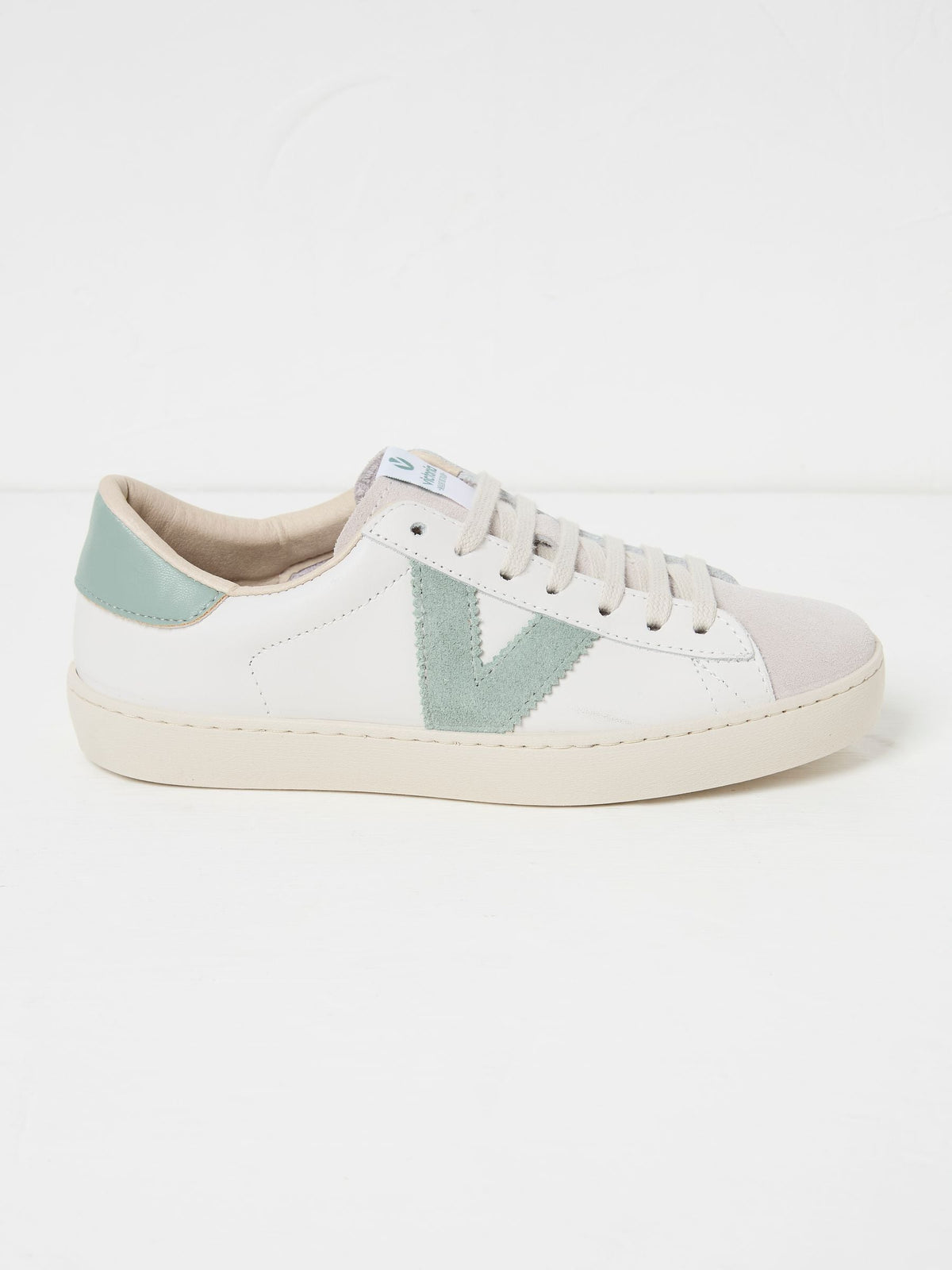 Victoria Berlin White & Green Trainers