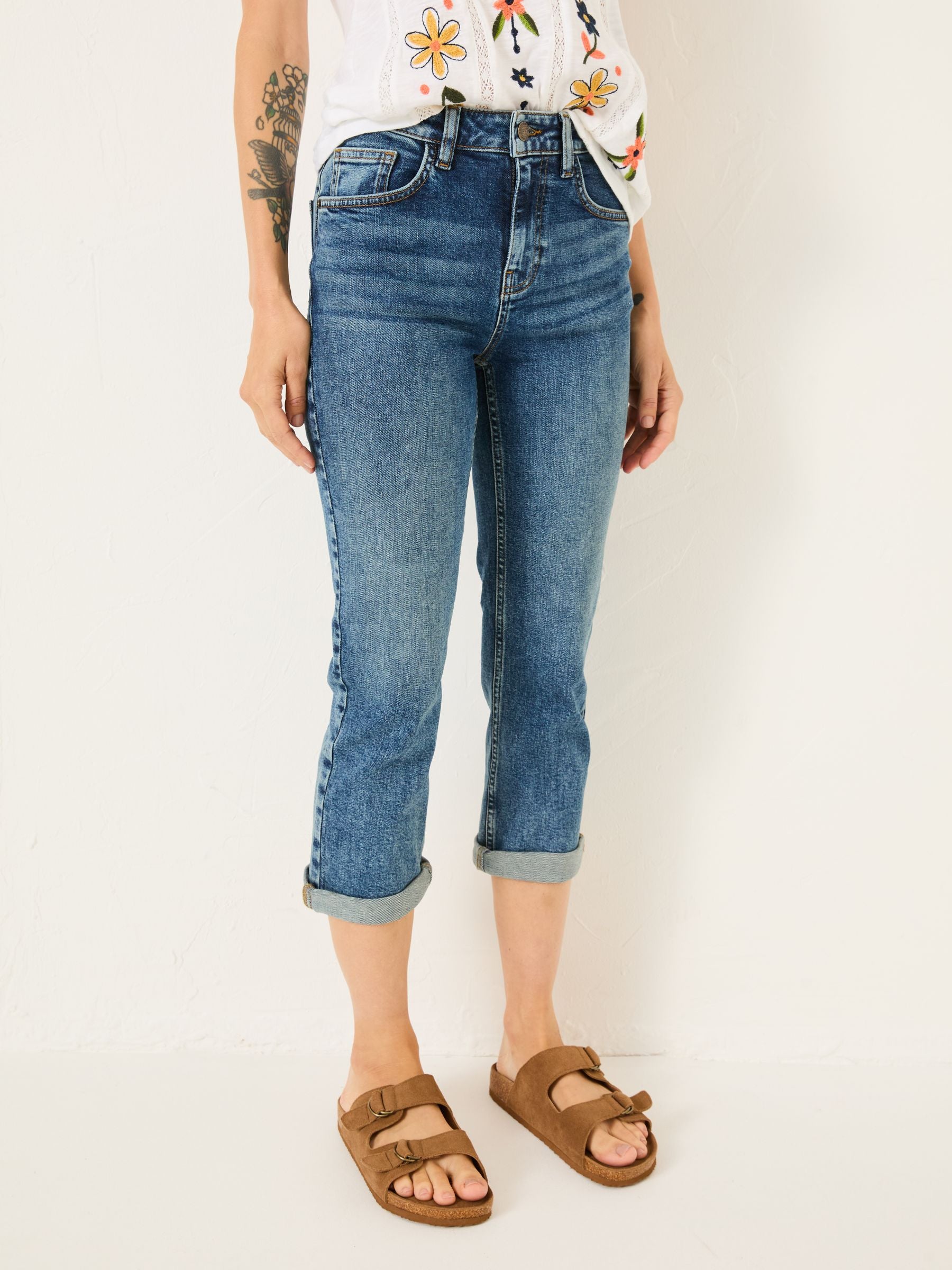 Sway Denim Vintage Cropped Jeans