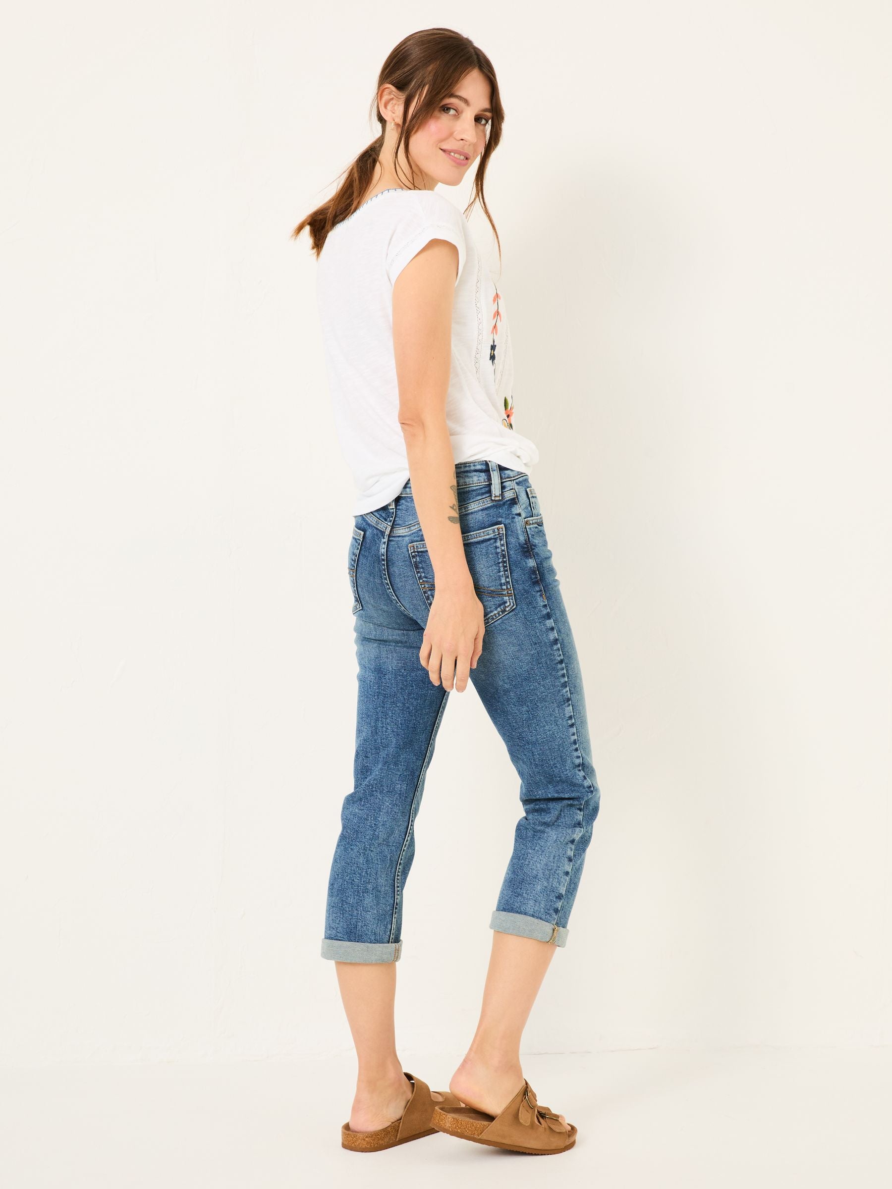 Sway Denim Vintage Cropped Jeans