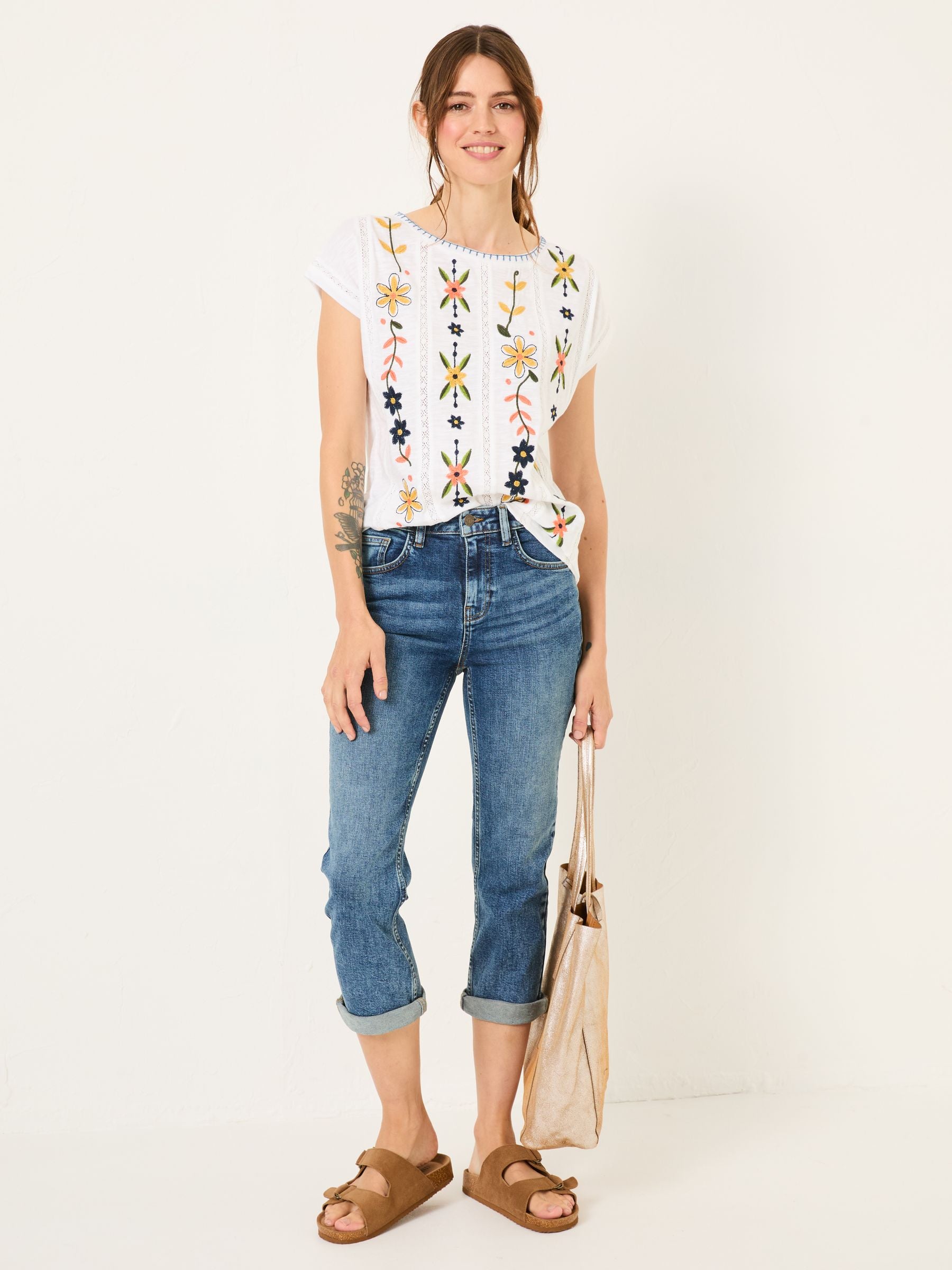 Sway Denim Vintage Cropped Jeans