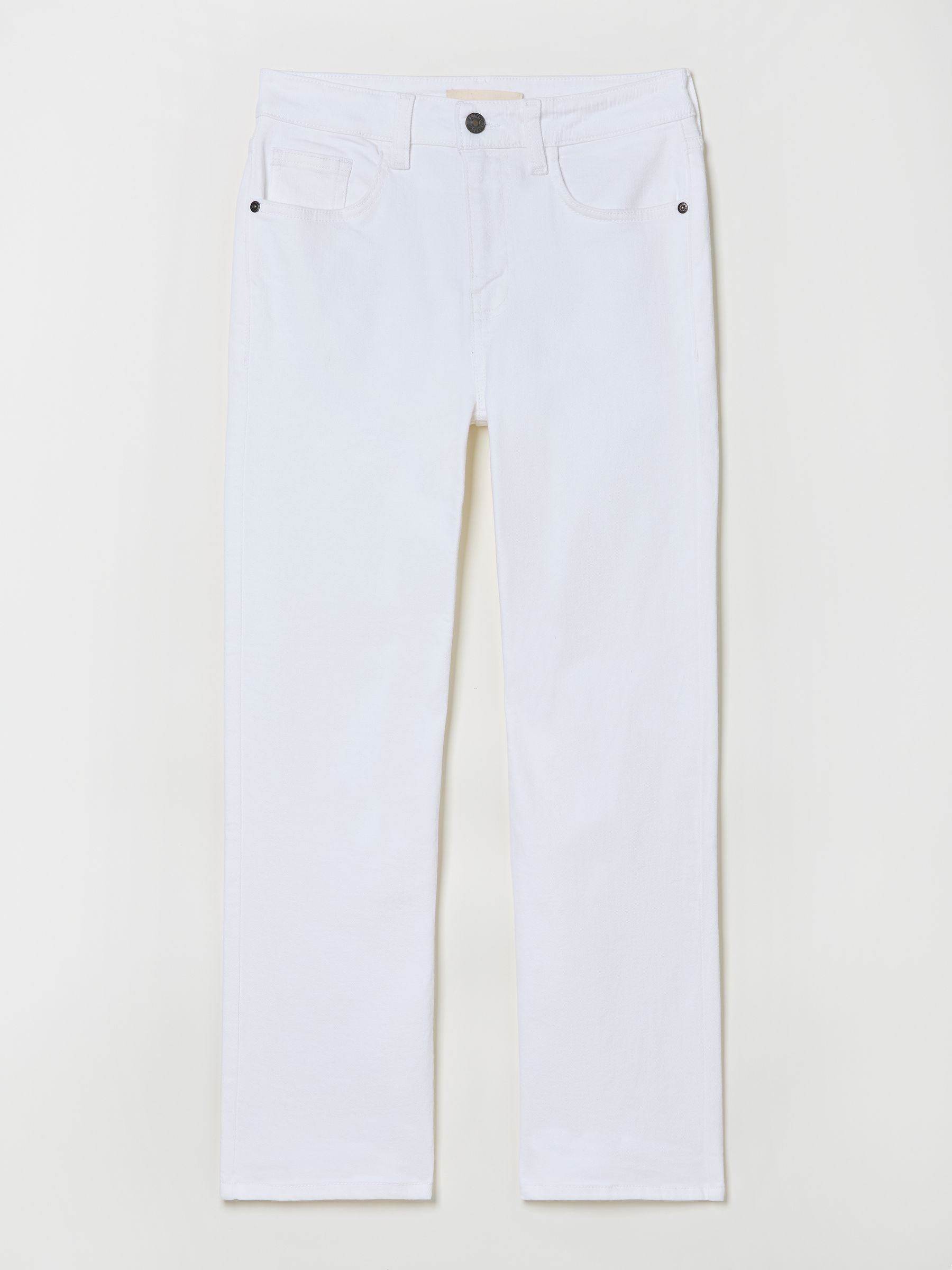 Sway White Cropped Jeans