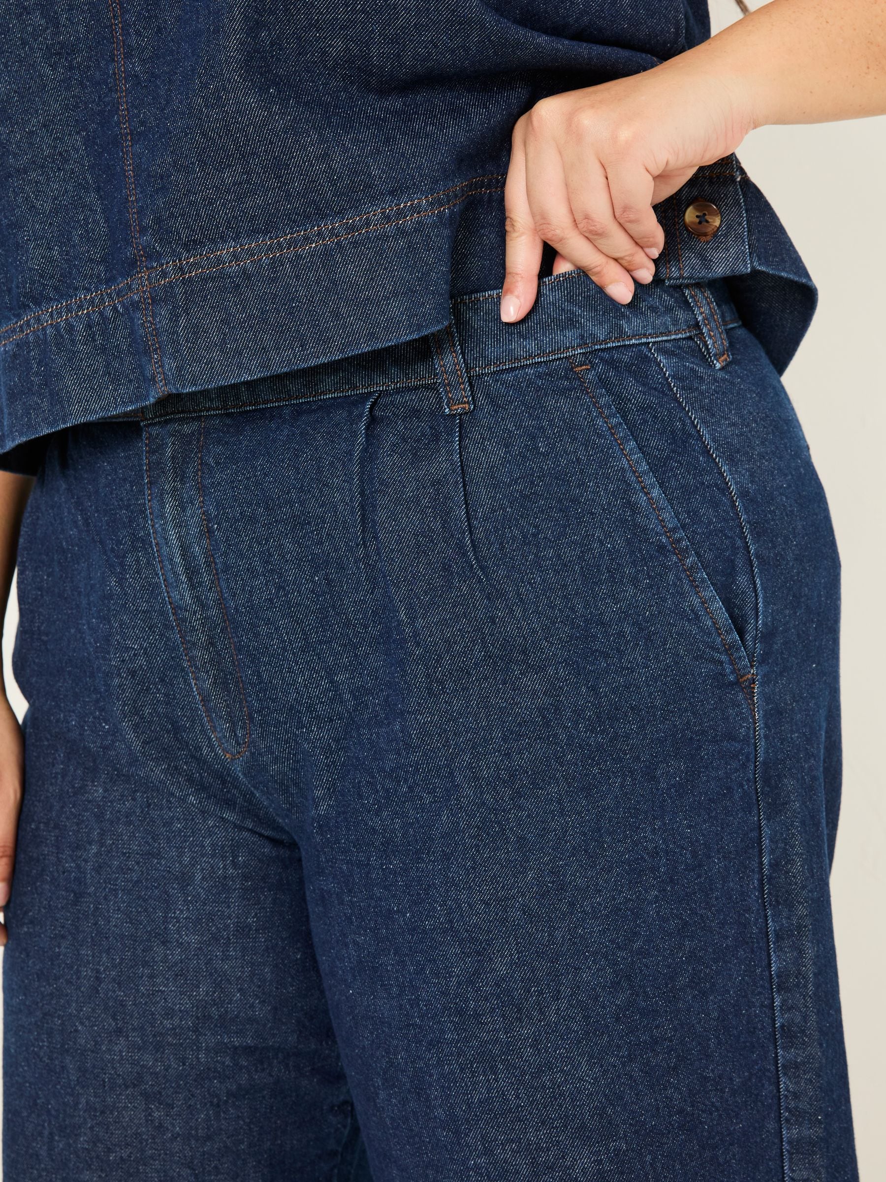 Arie Ink Wide Leg Jeans