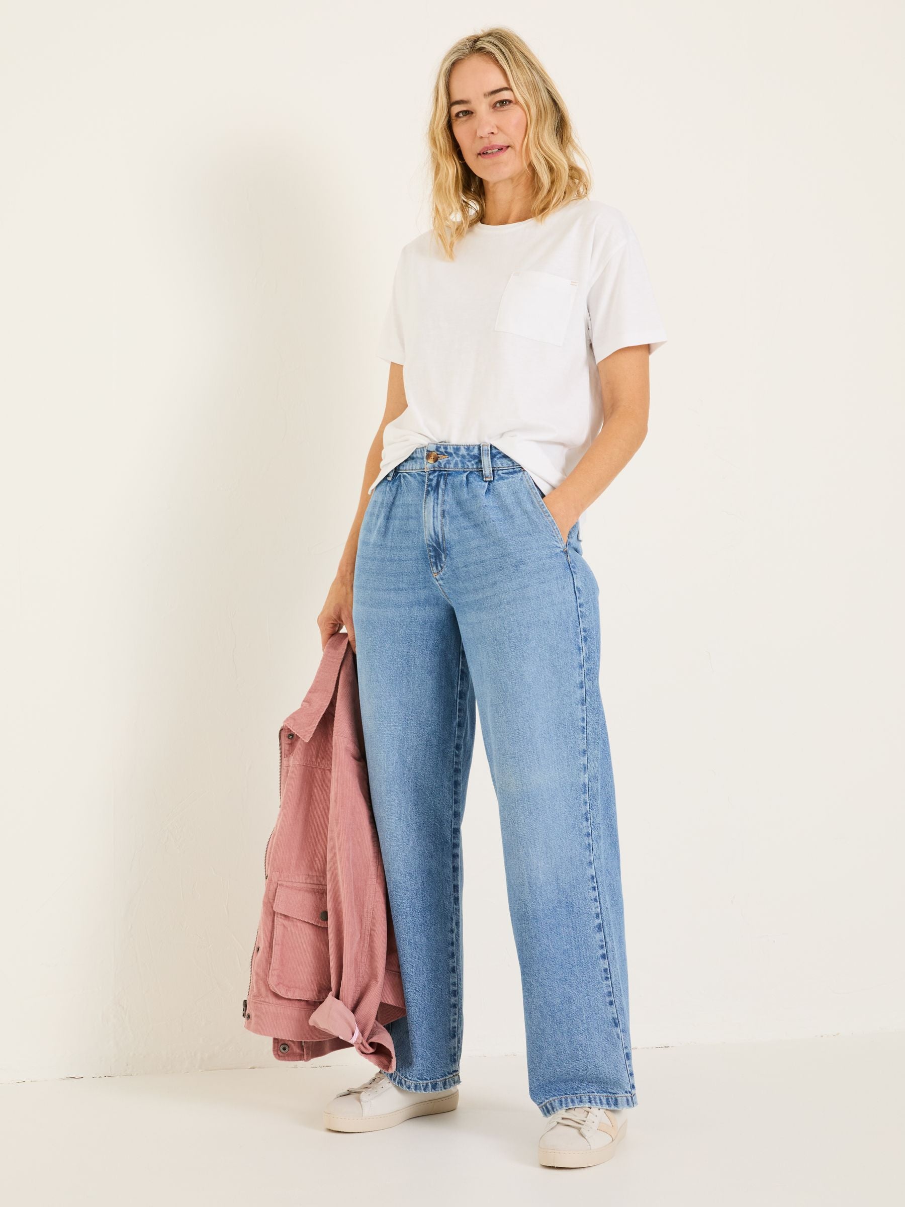 Ginger Denim Vintage Wide Leg Jeans