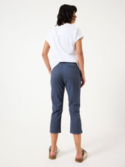 Farnham Charcoal Grey Cropped Chino Trousers
