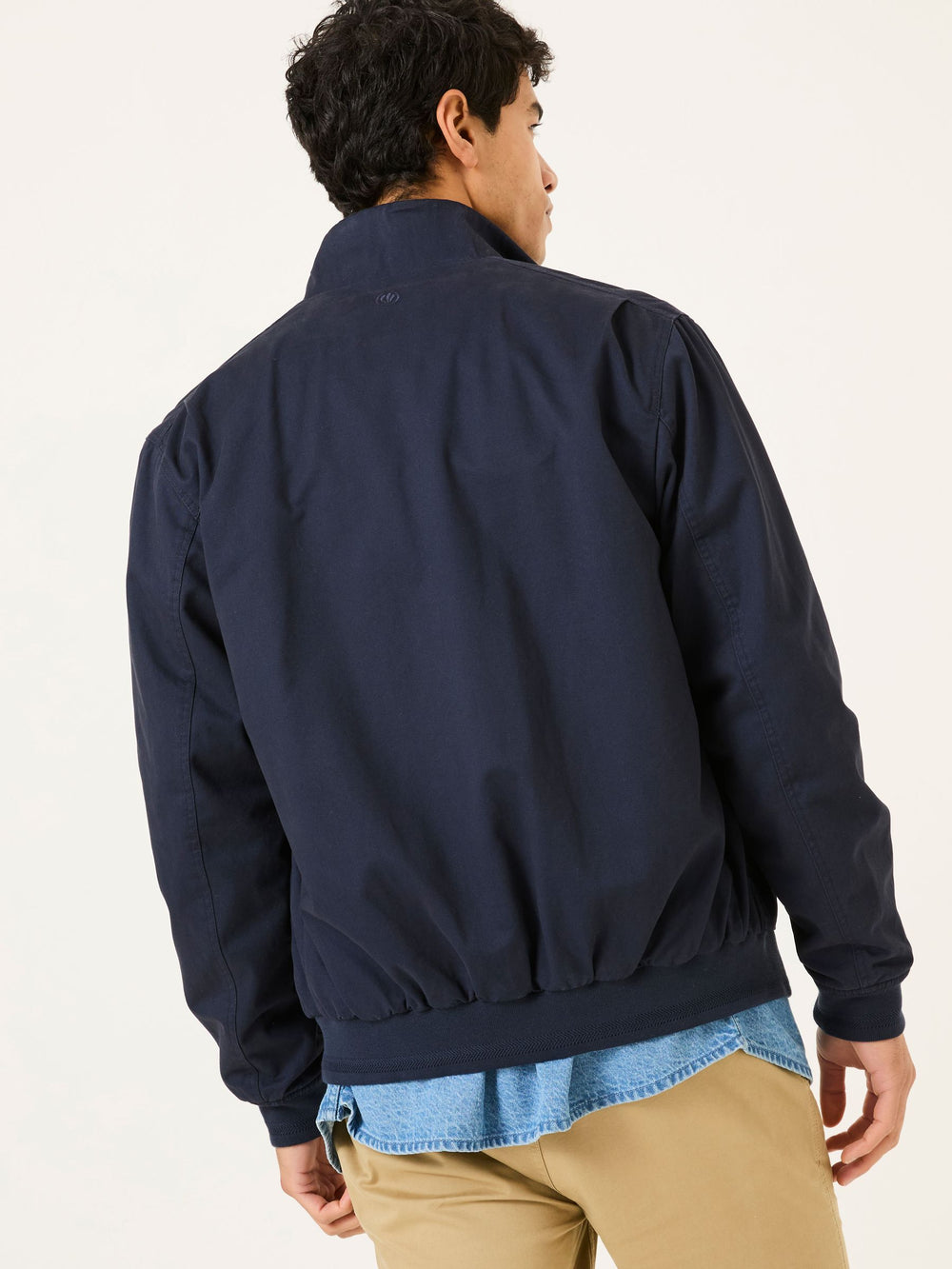 Navy Harrington Jacket