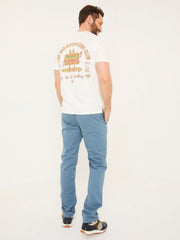 Blue Modern Coastal Chinos