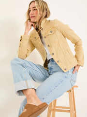 Tasha Dark Yellow Denim Jacket
