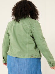 Tasha Green Denim Jacket