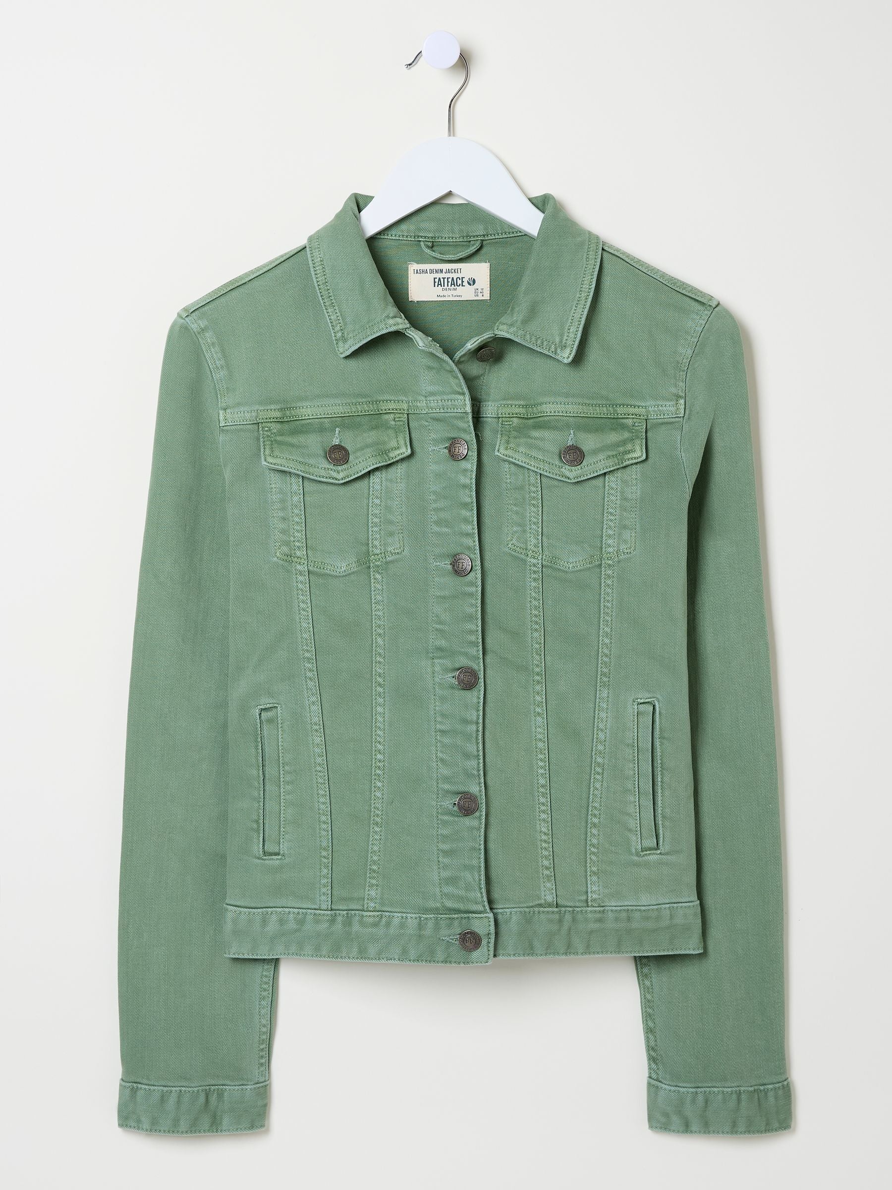 Tasha Green Denim Jacket