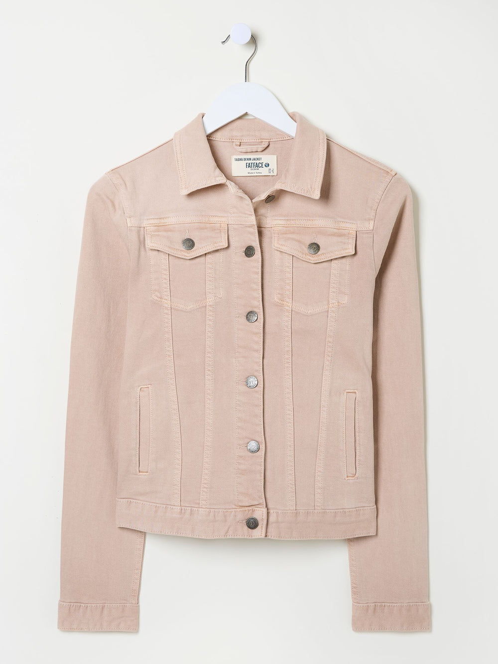Tasha Light Pink Denim Jacket