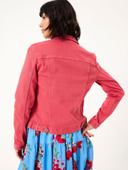 Tasha Vintage Red Denim Jacket