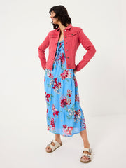 Tasha Vintage Red Denim Jacket