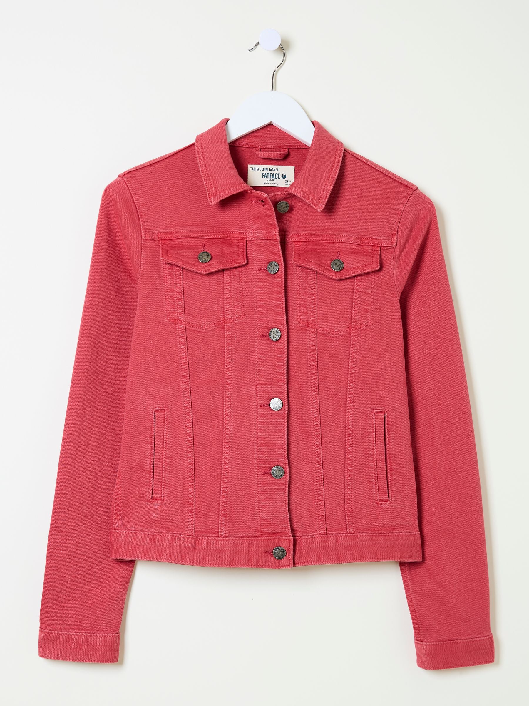 Tasha Vintage Red Denim Jacket