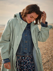 Lola Light Green Lola Waterproof Long Coat