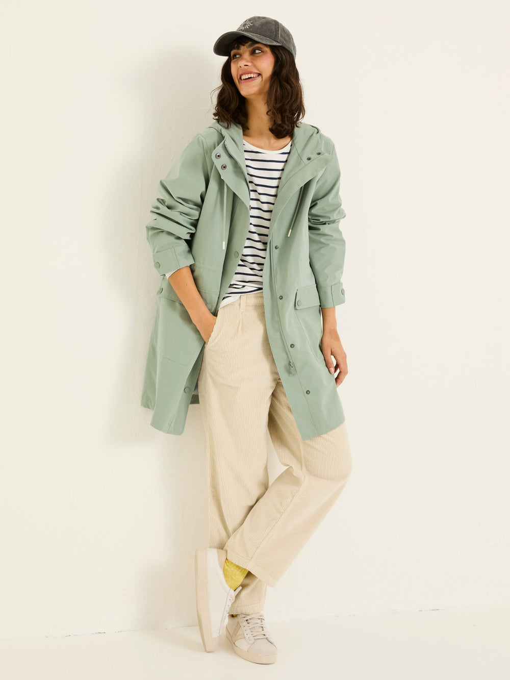 Lola Light Green Lola Waterproof Long Coat