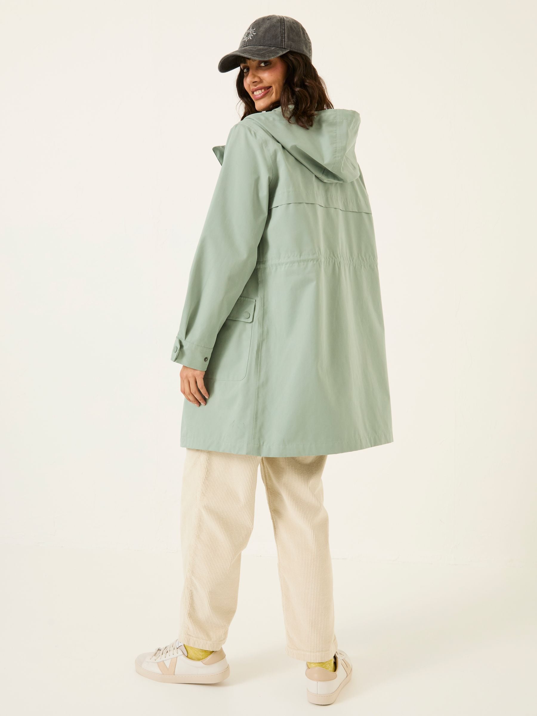Lola Light Green Lola Waterproof Long Coat