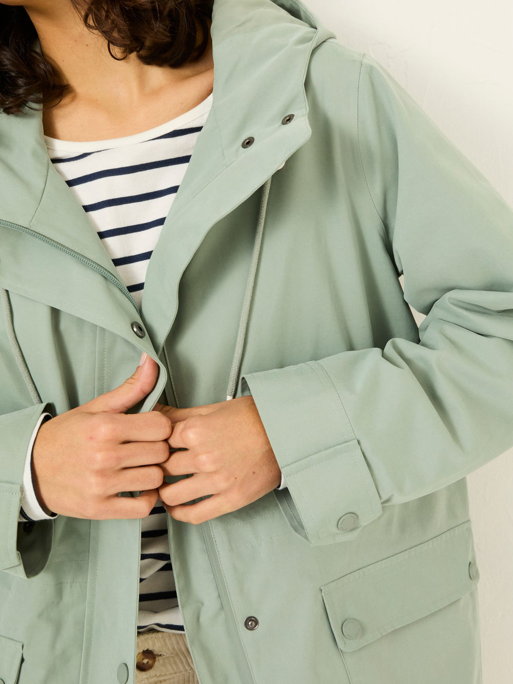 Lola Light Green Lola Waterproof Long Coat