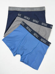 Blue & Grey Classic Boxers 3 Pack