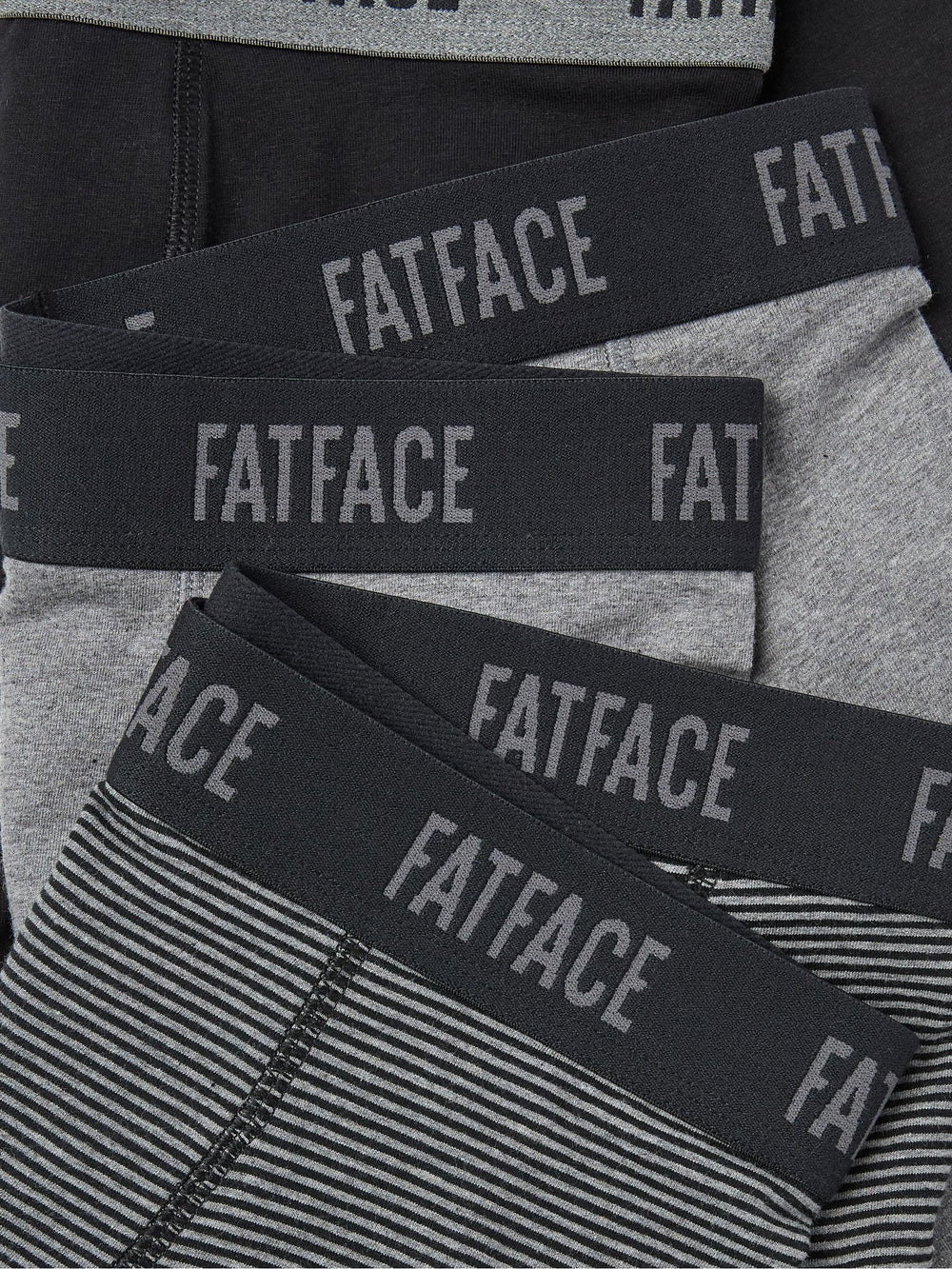 Black & Grey Classic Boxers 3 Pack