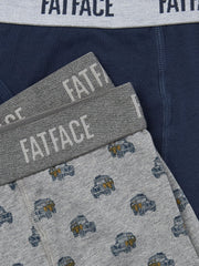 Blue & Grey Off Roader Classic Boxers 2 Pack