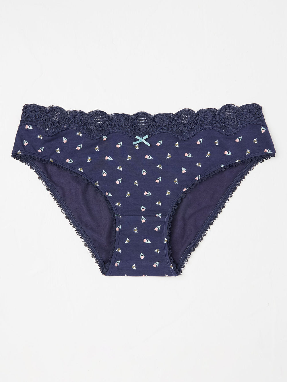Navy Blue Tulip Mini Knickers