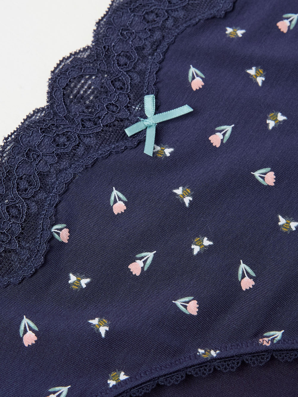 Navy Blue Tulip Mini Knickers