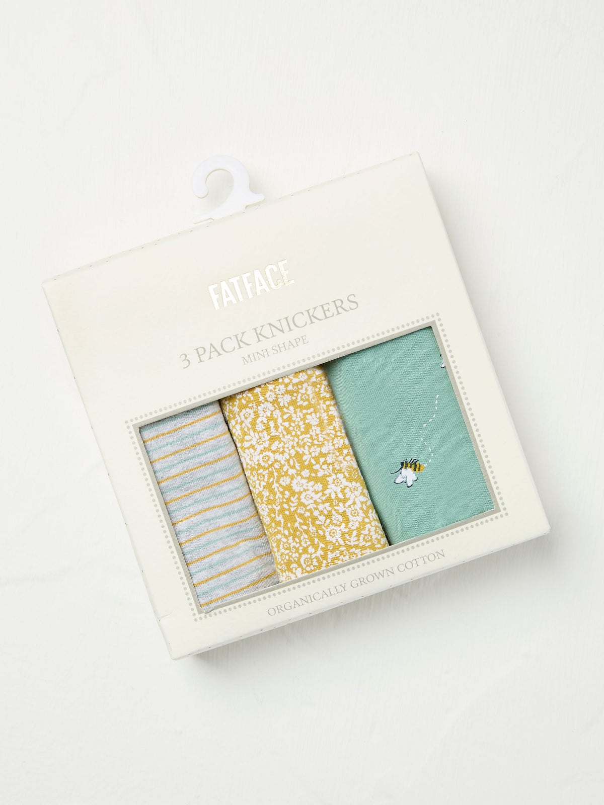 Green/Grey/Yellow 3 Pack Knickers