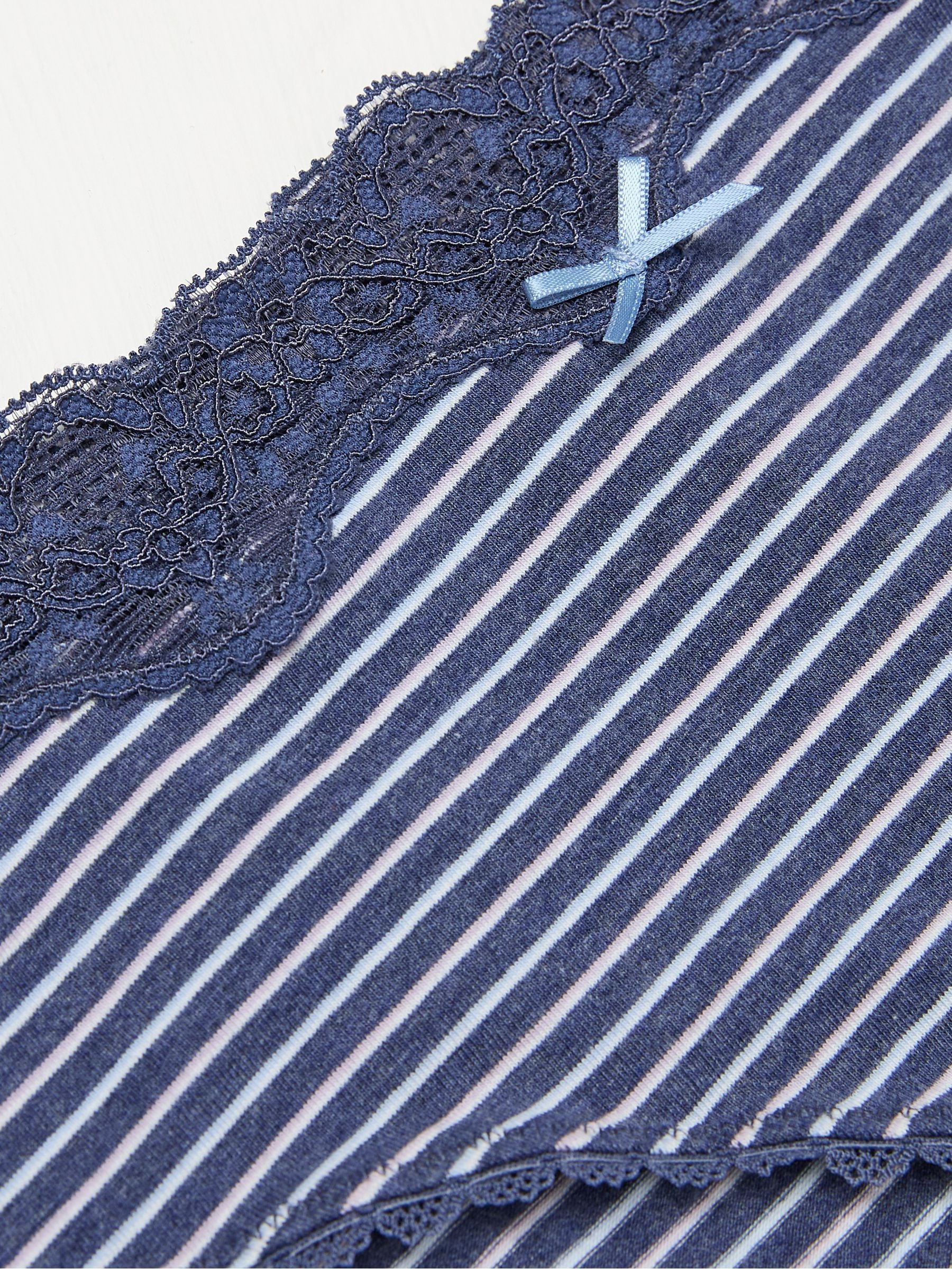 Blue Striped Mini Knickers