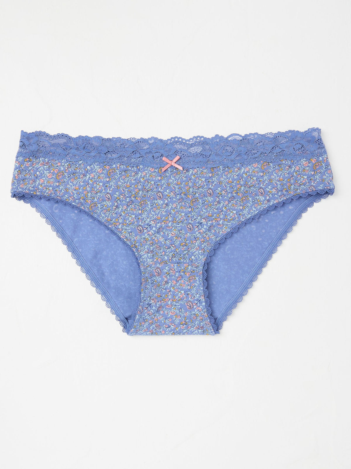 Blue Vine Floral Mini Knickers