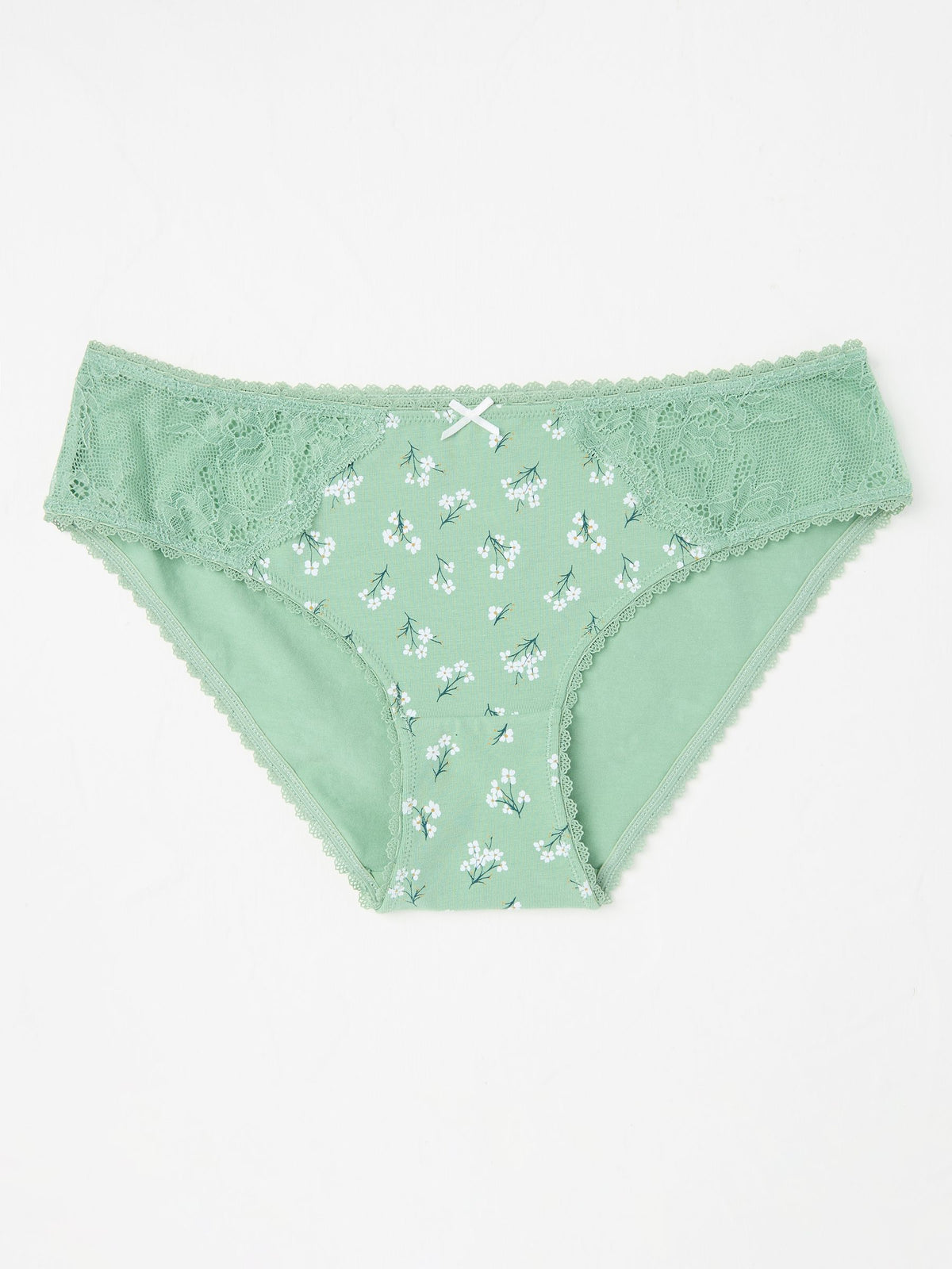Green Floral Mini Knickers