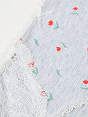Grey Tulip Mini Knickers