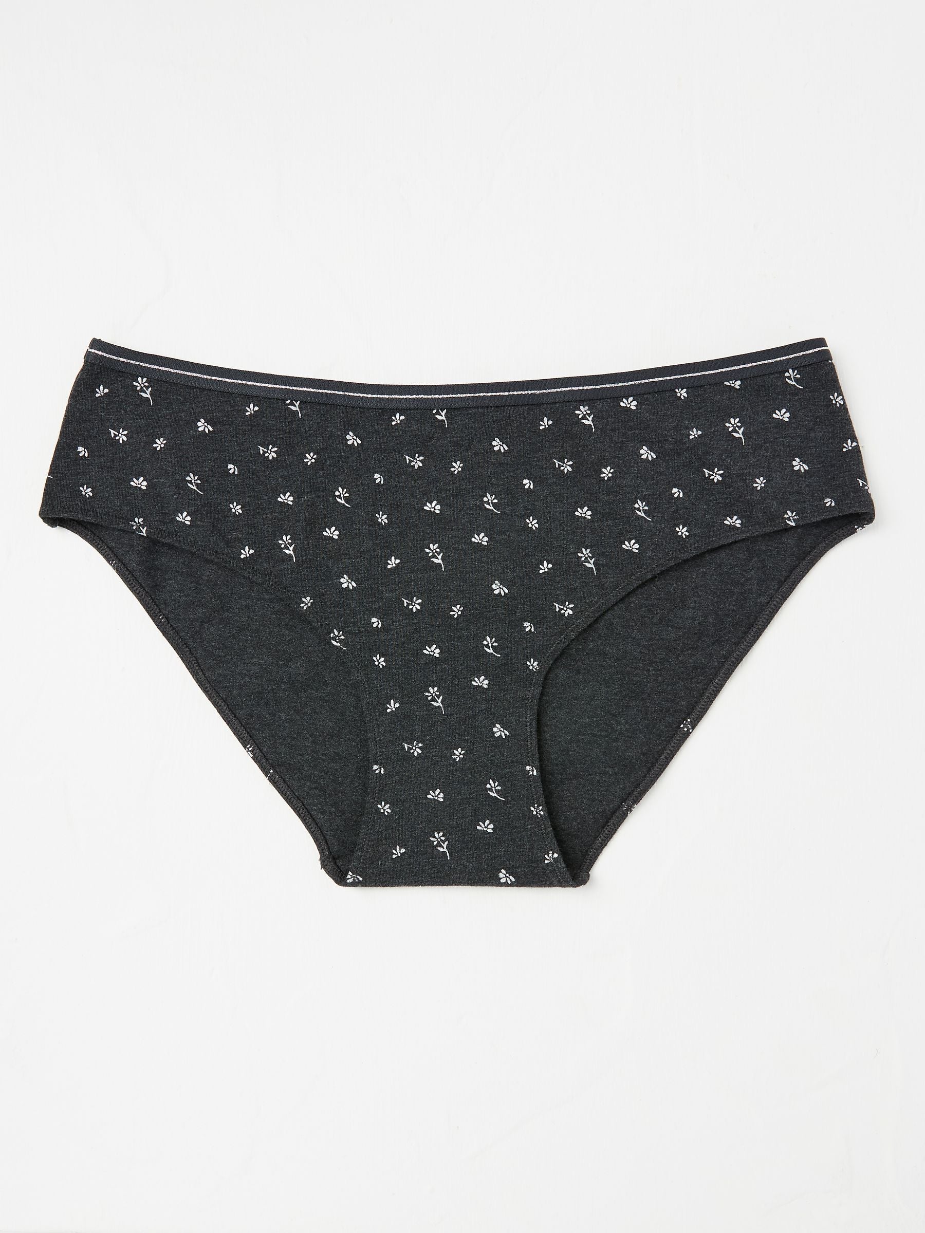 Grey Ditsy Mini Knickers