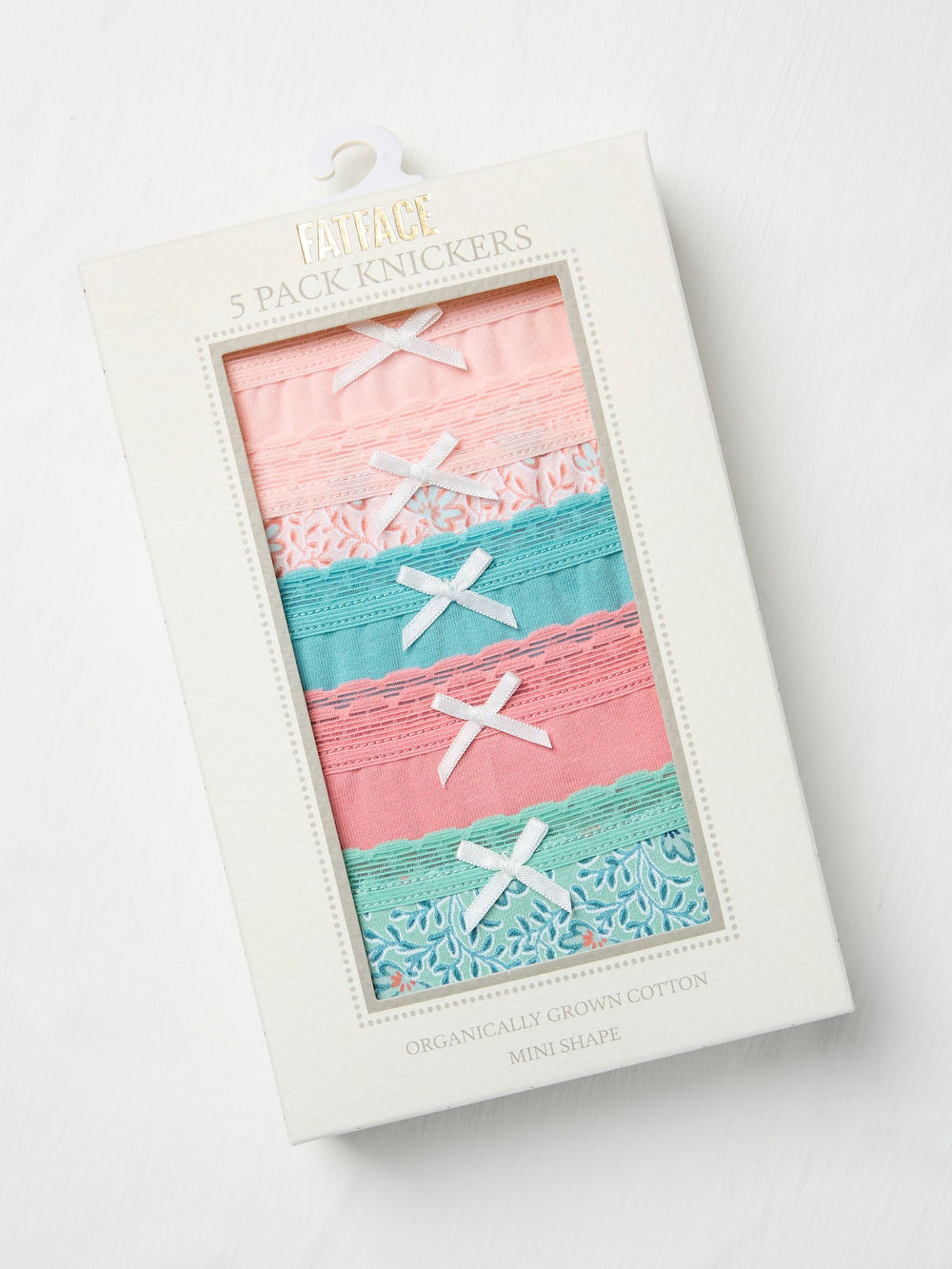 Pink/Blue 5 Pack Knickers