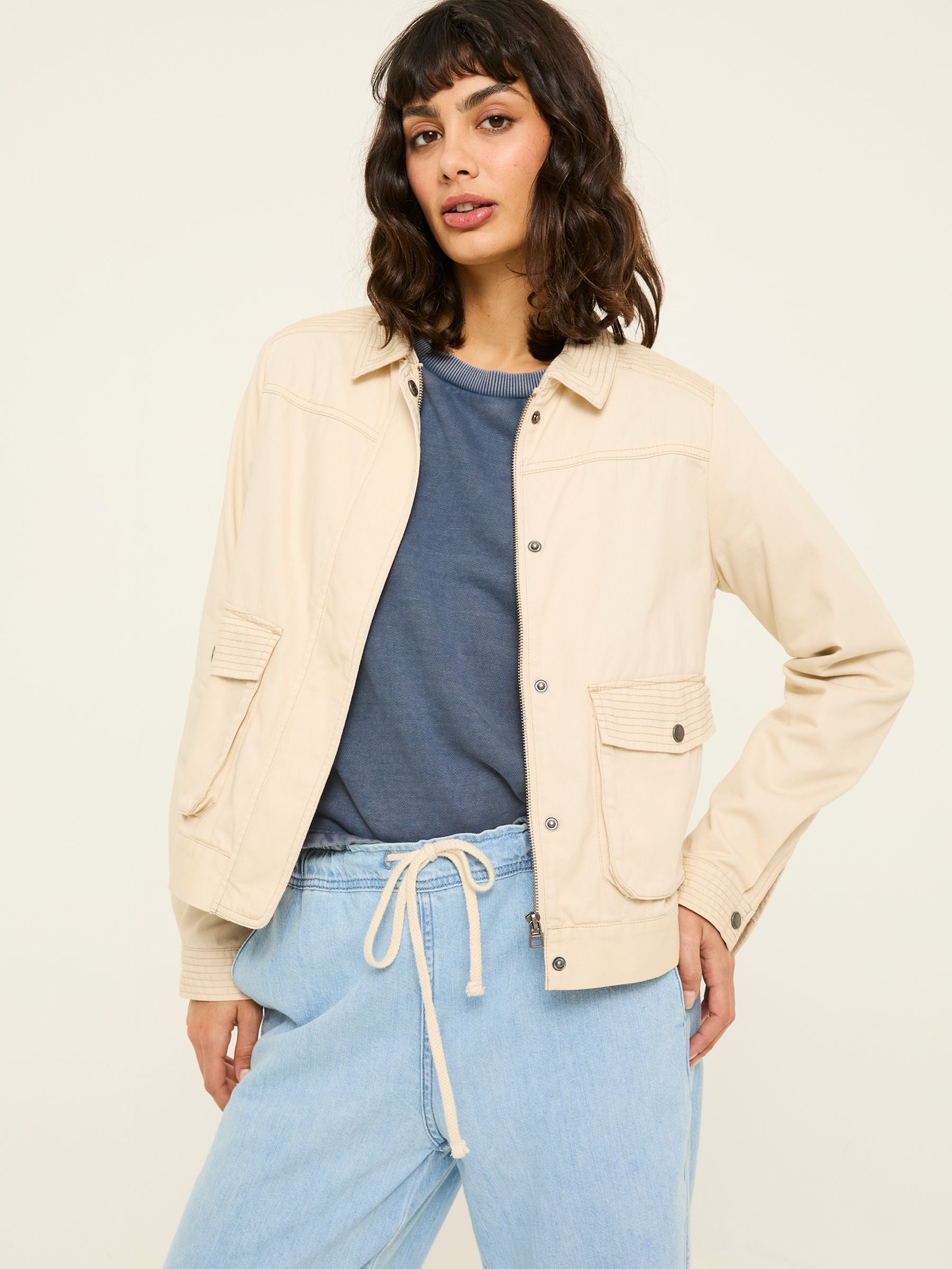 Sienna Light Stone Cord Jacket