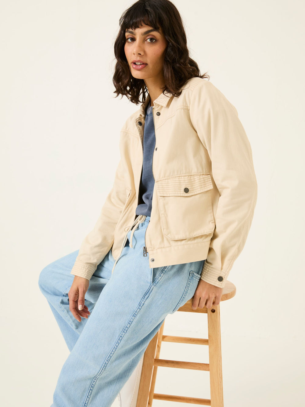 Sienna Light Stone Cord Jacket