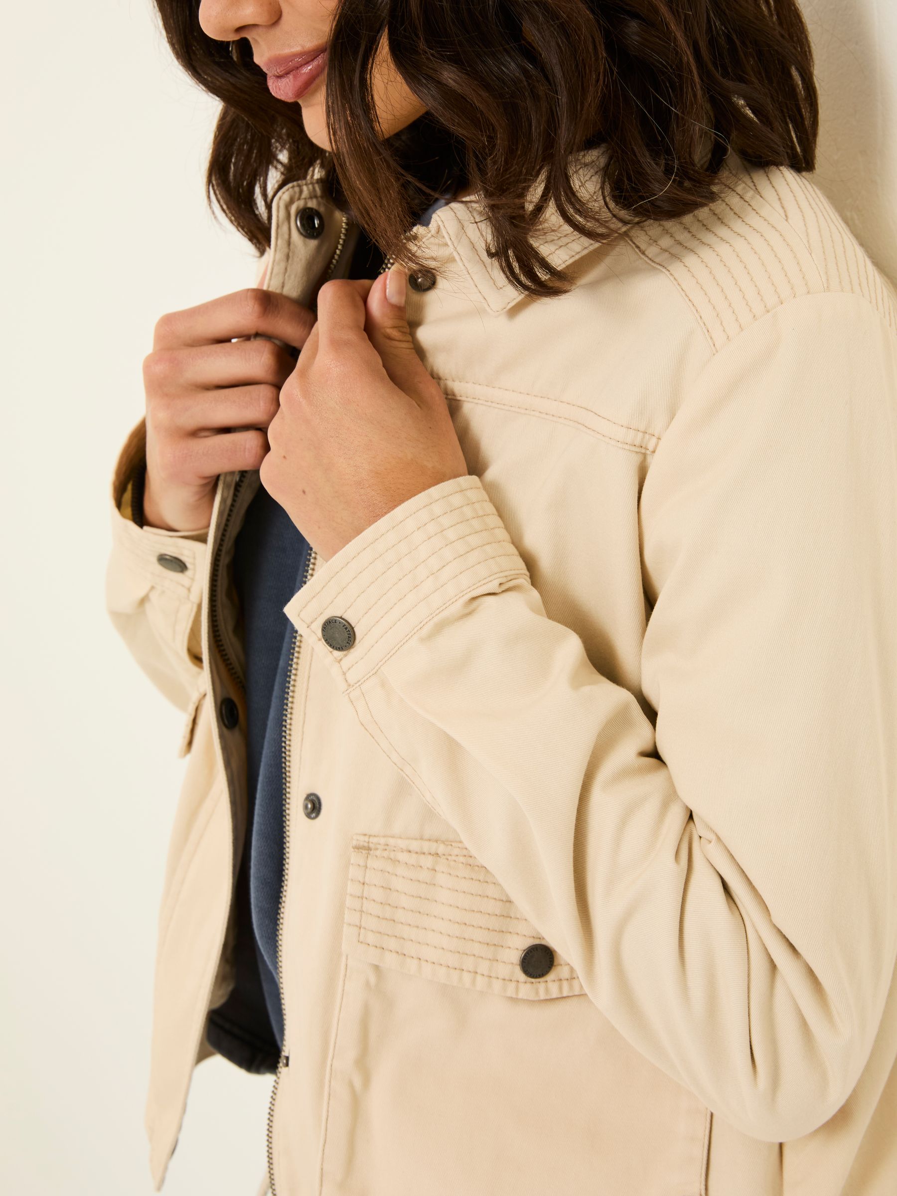 Sienna Light Stone Cord Jacket