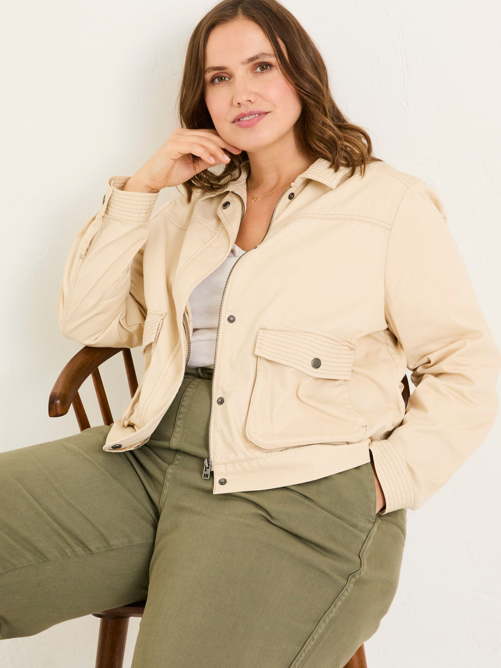 Sienna Light Stone Cord Jacket