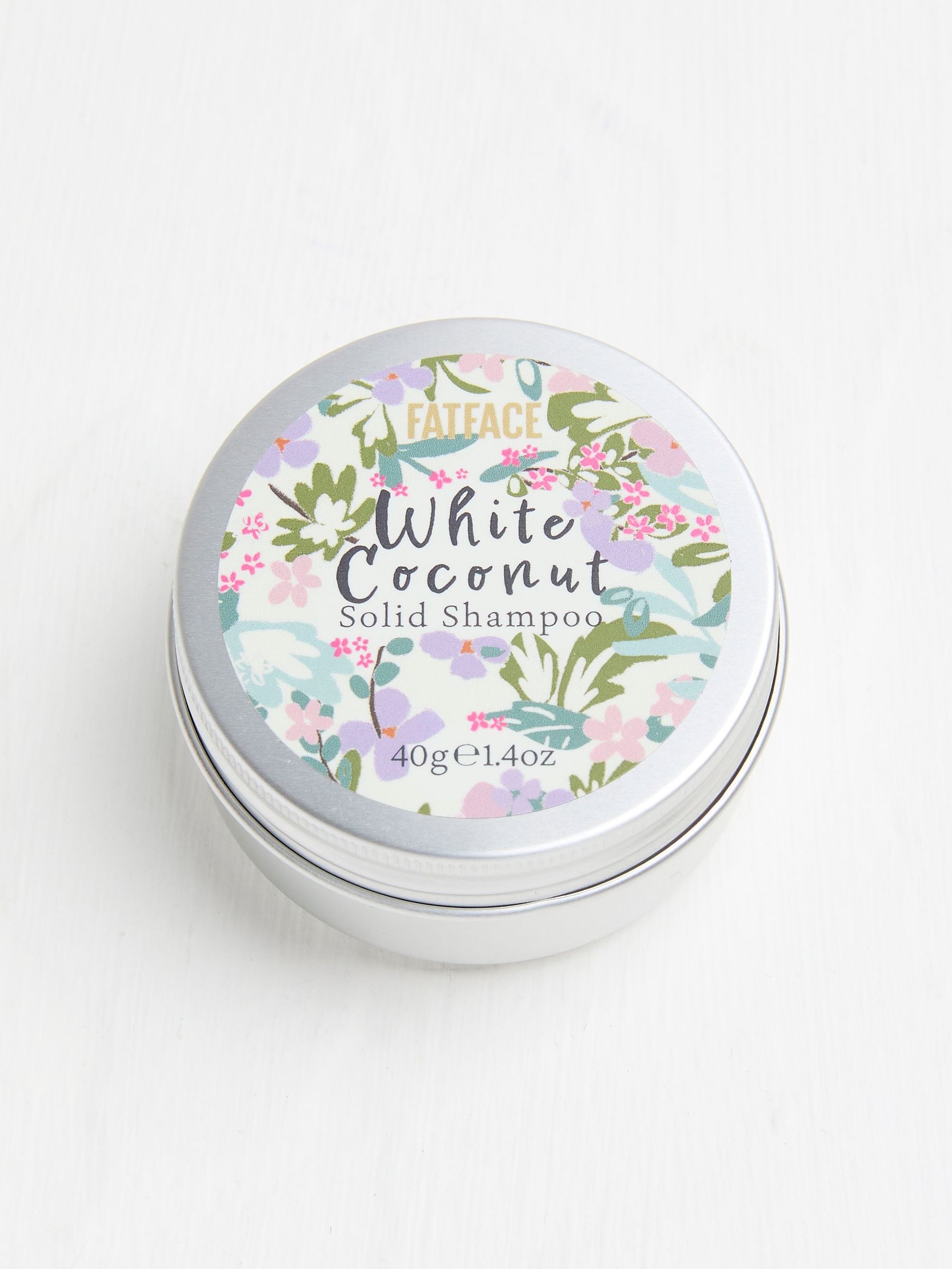 White Coconut Orange & Neroli Solid Shampoo in a Tin
